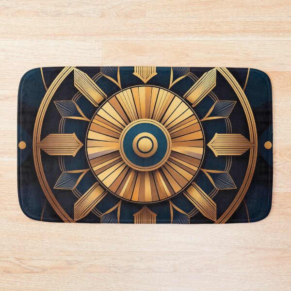 Item preview, An art Deco-inspired medallion pattern design with geometric precision and luxurious colors. designed and sold by HEMRO.