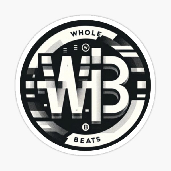 Whole Beats Logo Sticker