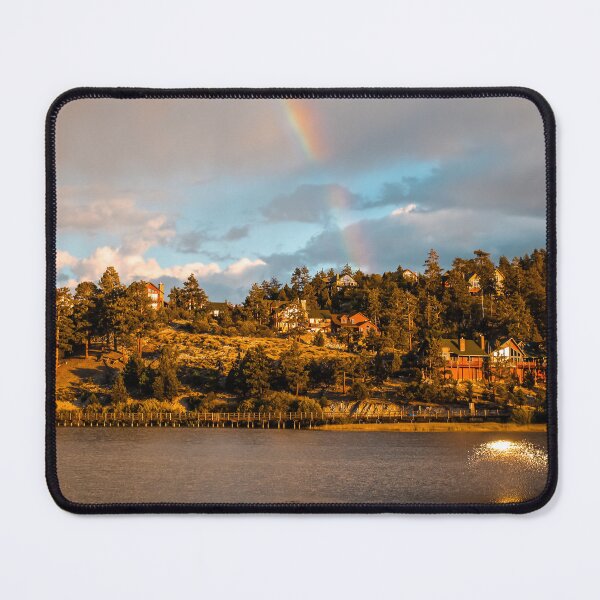 Item preview, Rainbow Over Big Bear Lake, California designed and sold by Scenic West - Photos by Angel.