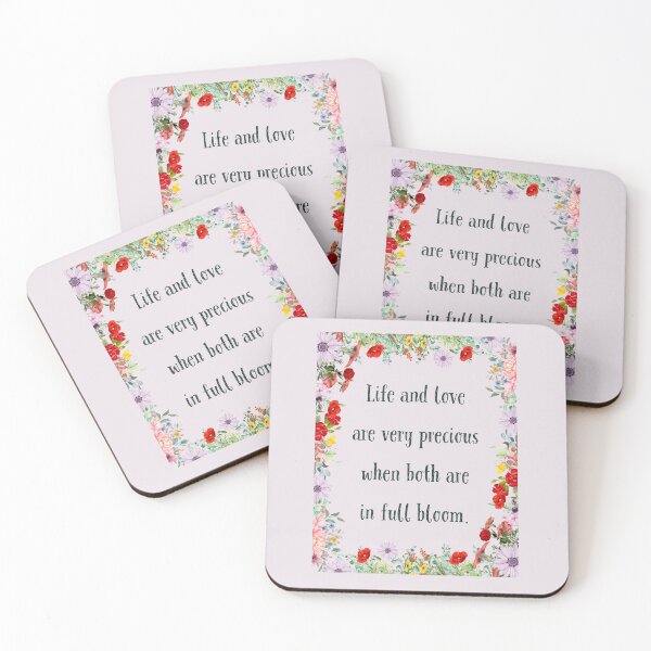 Item preview, Little Women Quote - Life and love are very precious when both are in full bloom. - Louisa May Alcott designed and sold by violet-hope.