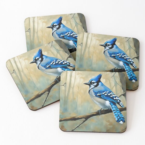 Item preview, Blue Jay designed and sold by StoryofPieces.