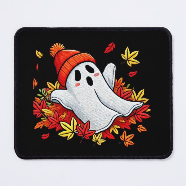 Item preview, Fall Ghost in Leaves Tee – Cute Autumn Halloween Shirt designed and sold by BlankCanvasHaHa.