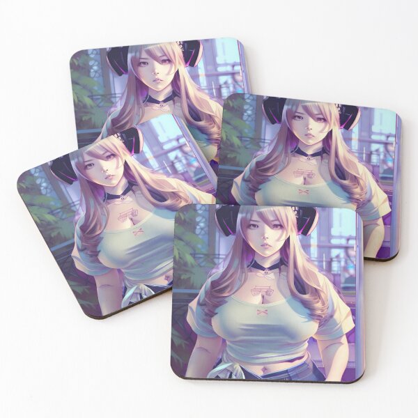 Item preview, Hot Anime Girl with Headphones designed and sold by KnottyToons.