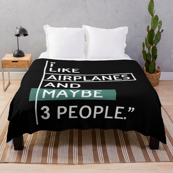 Item preview, I Like Airplanes Funny Quote designed and sold by MaryAller.