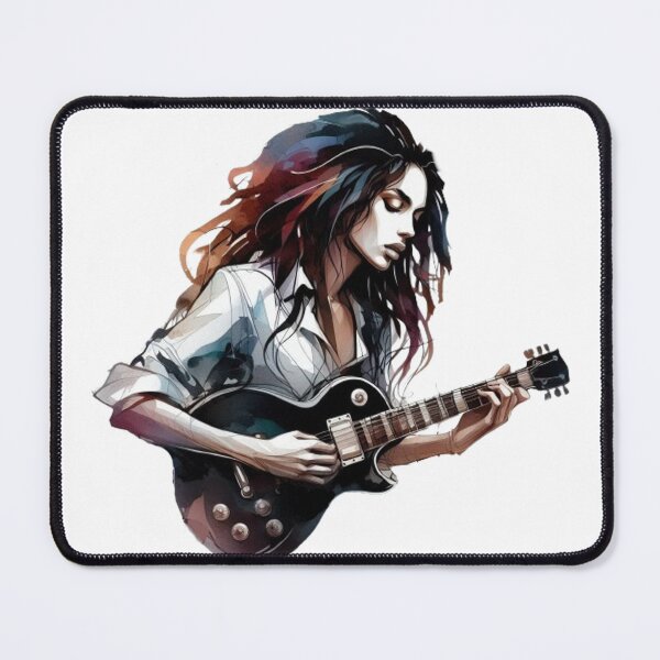 Item preview,  “Electric Harmonies: The Guitarist and his Bewitching Riffs” designed and sold by CHRIST5000.
