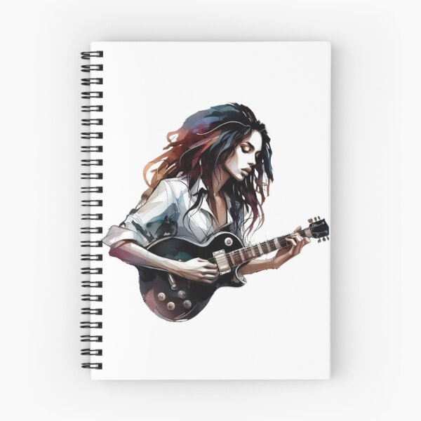 Item preview,  “Electric Harmonies: The Guitarist and his Bewitching Riffs” designed and sold by CHRIST5000.