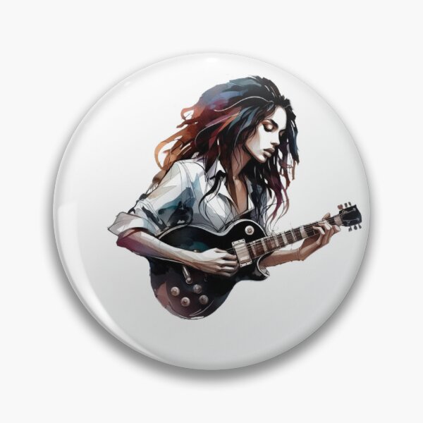 Item preview,  “Electric Harmonies: The Guitarist and his Bewitching Riffs” designed and sold by CHRIST5000.