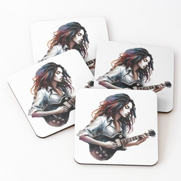 Item preview,  “Electric Harmonies: The Guitarist and his Bewitching Riffs” designed and sold by CHRIST5000.