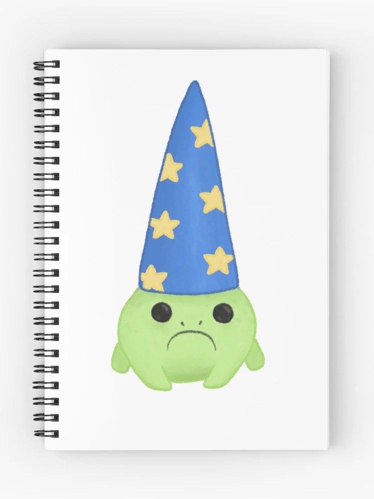 Thumbnail 1 of 3, Journal, grumpy wizard frog designed and sold by That Autist Artist.