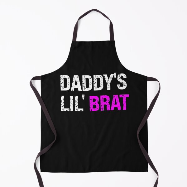 Item preview, Daddy's Lil' Brat Sarcastic Submissive Saying designed and sold by SharpThreadZ.