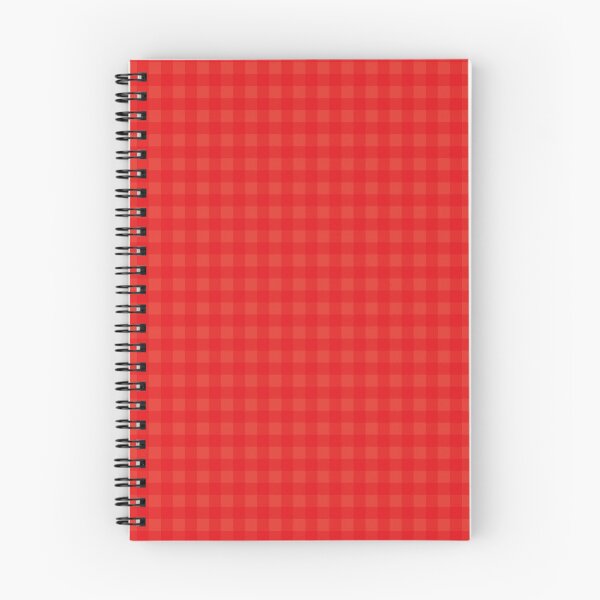 Item preview, Bright Red and Scarlet Gingham Pattern Design designed and sold by ModdiesColors.