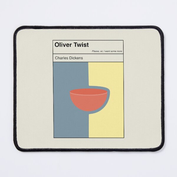 Item preview, Charles Dickens Oliver Twist Minimalist Abstract Art Design designed and sold by kakarikihill.