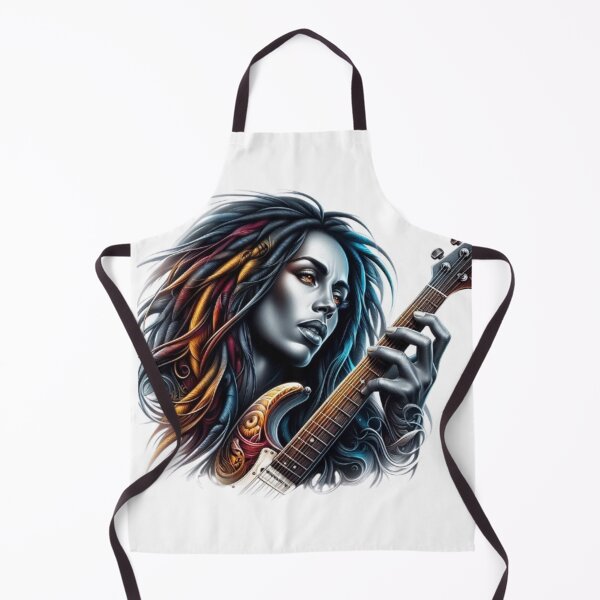Item preview, “Electric Harmonies: The Guitarist and his Bewitching Riffs” designed and sold by CHRIST5000.
