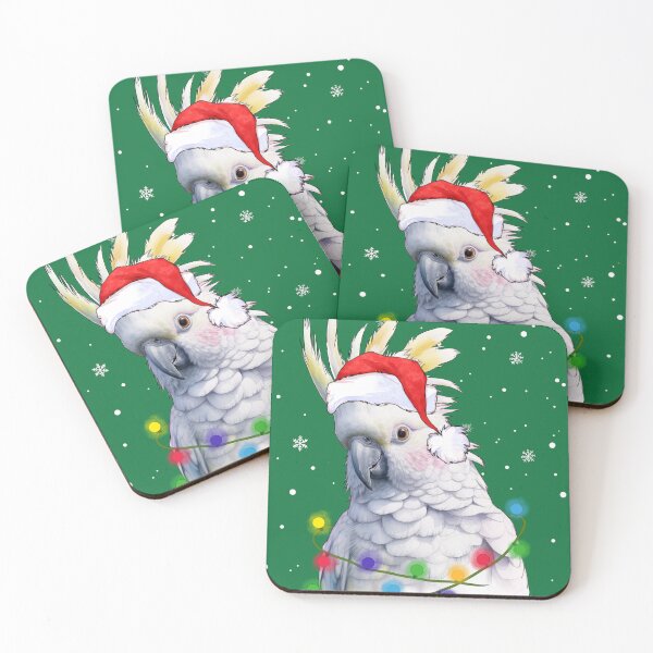 Item preview, Extra festive cockatoo Xmas Cockatoo,Australian Christmas Cockatoo men women kids designed and sold by Taylor  ART.