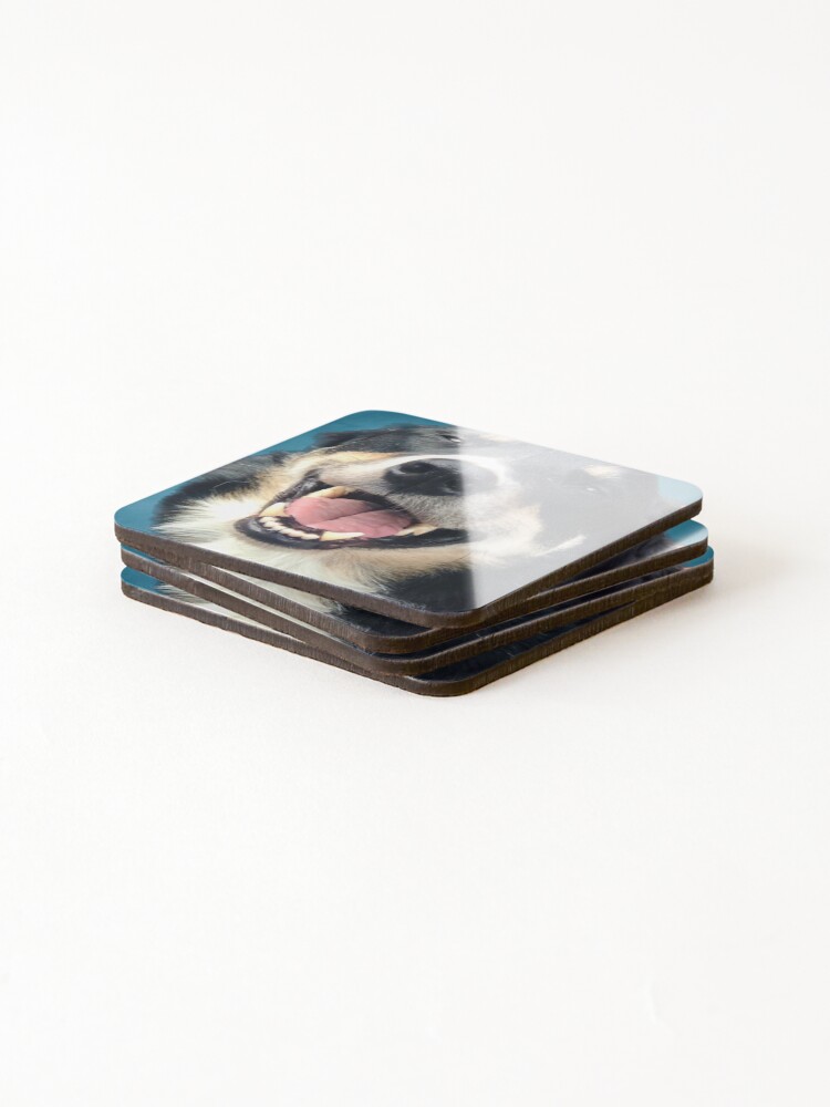 Thumbnail 4 of 5, Coasters (Set of 4), Collie dog designed and sold by Ribster13.