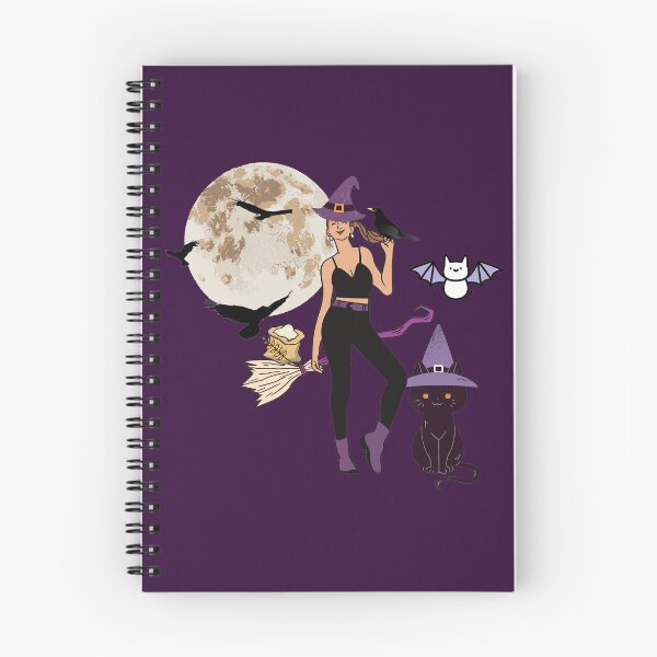 Item preview, Bruja de la moda con la luna de la cosecha, Halloween designed and sold by Dazzledesign7.
