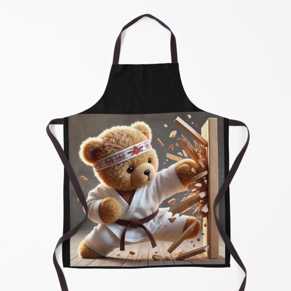 Item preview, Karate bear with ribbon designed and sold by Osintown.