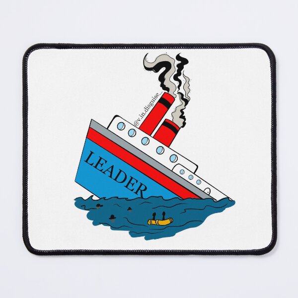 Item preview, Leader ship, sinking ship, leaders  designed and sold by VInDisguise.