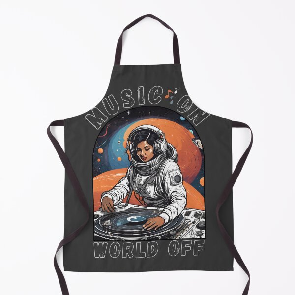 Item preview, Girl astronaut Dj - Music on world off designed and sold by All-About-Life.
