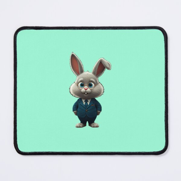 Item preview, Adorable Bunny in a Suit and Glasses designed and sold by nada-art.