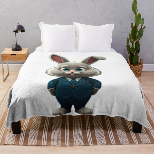 Item preview, Adorable Bunny in a Suit and Glasses designed and sold by nada-art.