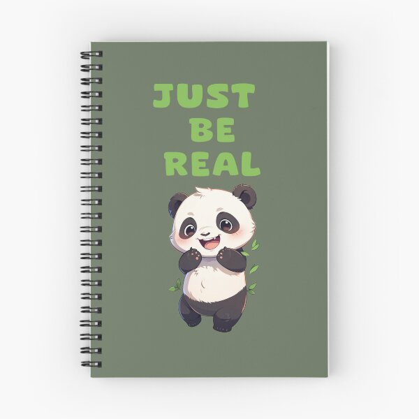 Item preview, just be real, adorable panda animal lovers designed and sold by La Loca.