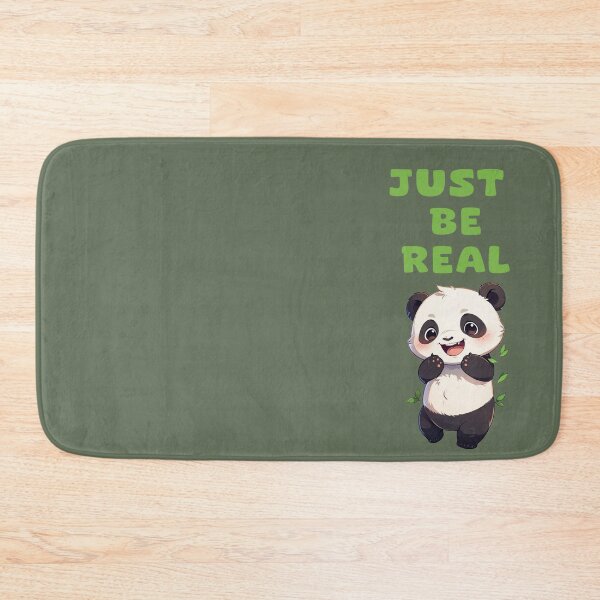 Item preview, just be real, adorable panda animal lovers designed and sold by La Loca.