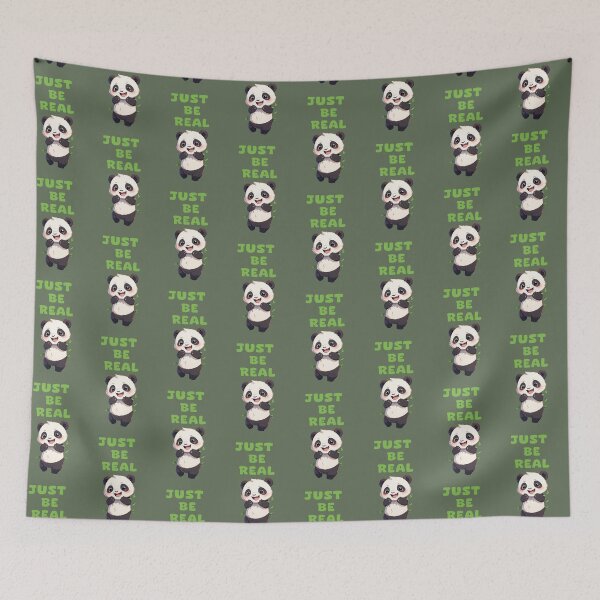 Item preview, just be real, adorable panda animal lovers designed and sold by La Loca.