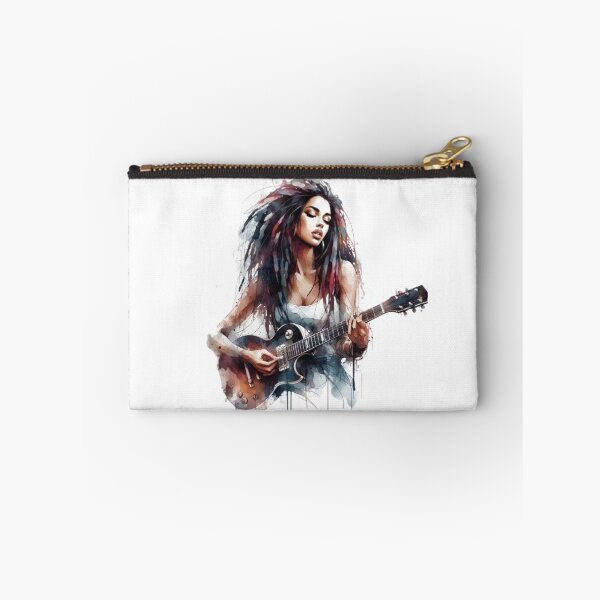 Item preview, “Electric Harmonies: The Guitarist and his Bewitching Riffs” designed and sold by CHRIST5000.