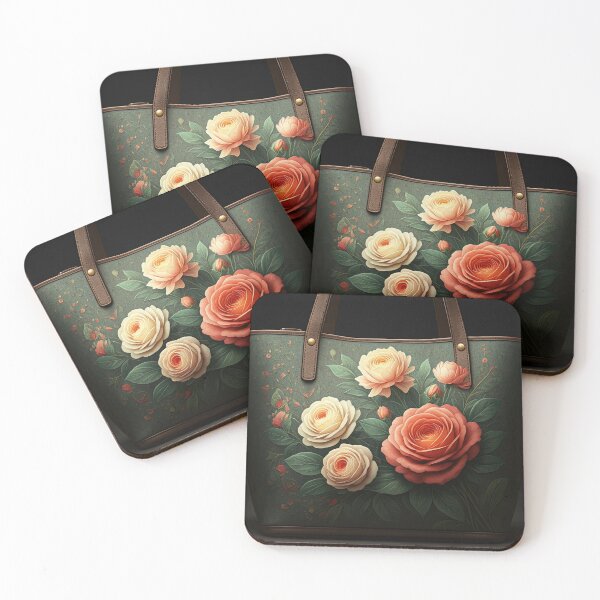 Item preview, Floral Elegance: Designer Tote Bag designed and sold by ZenOfAIarts.