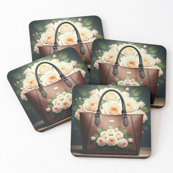 Item preview, Floral Designer Tote Bag designed and sold by ZenOfAIarts.