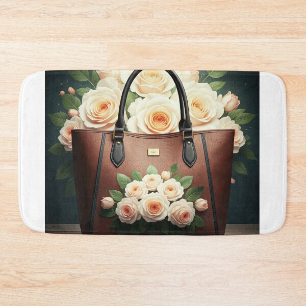 Item preview, Floral Designer Tote Bag designed and sold by ZenOfAIarts.