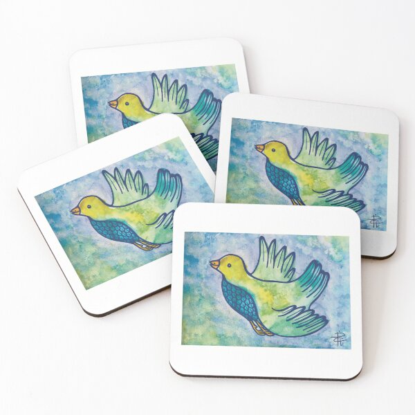 Item preview, Watercolor bird designed and sold by Patchouli-Crea.