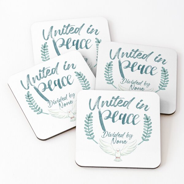 Item preview, United in Peace, Divided by None – World Peace Day Design designed and sold by johsef.