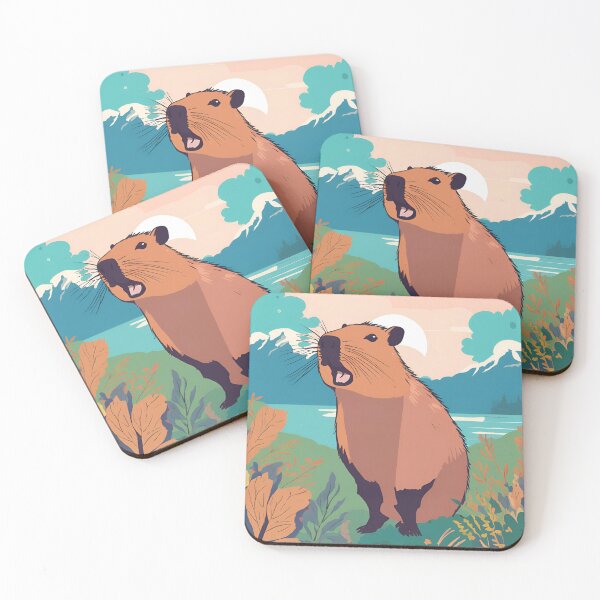 Item preview, Capybara designed and sold by ColorArtByEric.