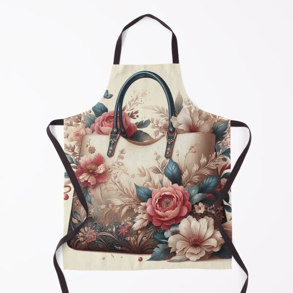 Artikelvorschau, Florale Eleganz: Eine Designer-Handtasche entworfen und verkauft von ZenOfAIarts.