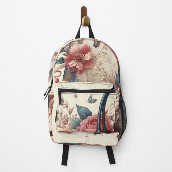 Artikelvorschau, Florale Eleganz: Eine Designer-Handtasche entworfen und verkauft von ZenOfAIarts.