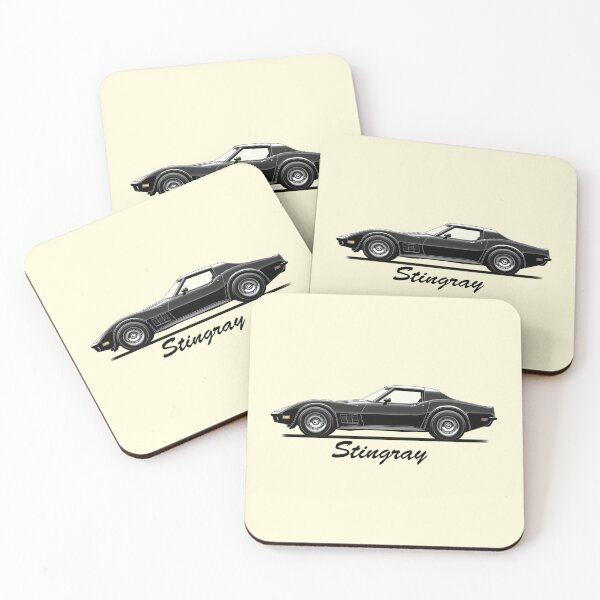 Item preview, C3 Corvette illustration designed and sold by blackdogshop.