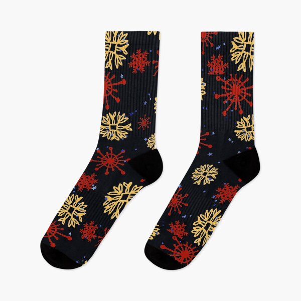 Item preview, Christmas Red And Gold-Colored Snowflakes Pattern  designed and sold by DEC02.