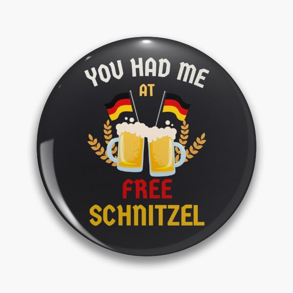 Item preview, You Had Me At Free Schnitzel Funny Beer designed and sold by SharpThreadZ.