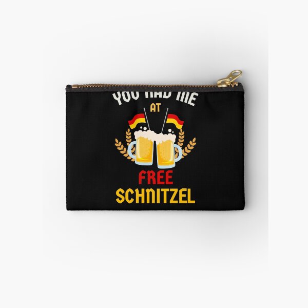Item preview, You Had Me At Free Schnitzel Funny Beer designed and sold by SharpThreadZ.