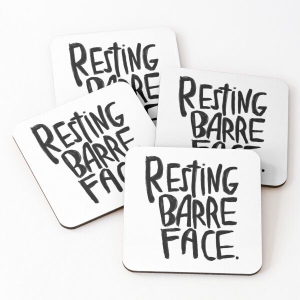 Item preview, Ballet slogan, resting barre face designed and sold by danceink.