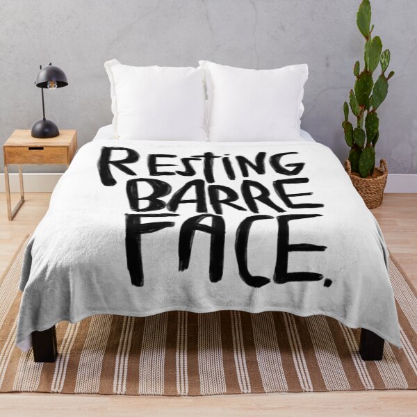 Item preview, Ballet slogan, resting barre face designed and sold by danceink.