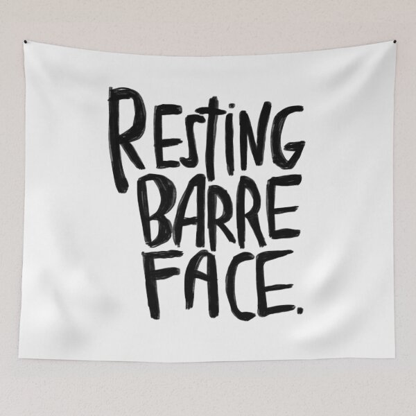 Item preview, Ballet slogan, resting barre face designed and sold by danceink.