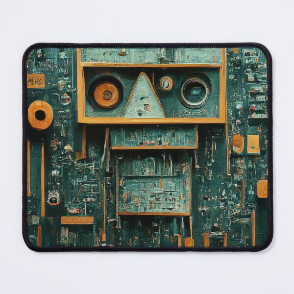 Item preview, Industrial Abstract: The Mechanical Face designed and sold by ZenOfAIarts.