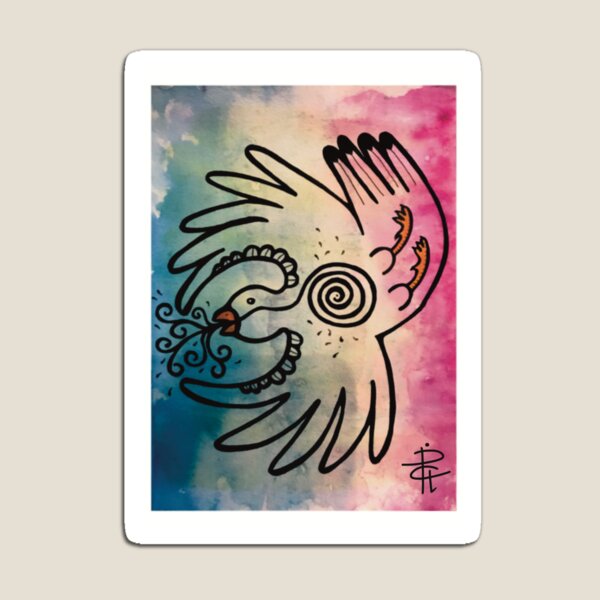 Item preview, Watercolor bird designed and sold by Patchouli-Crea.