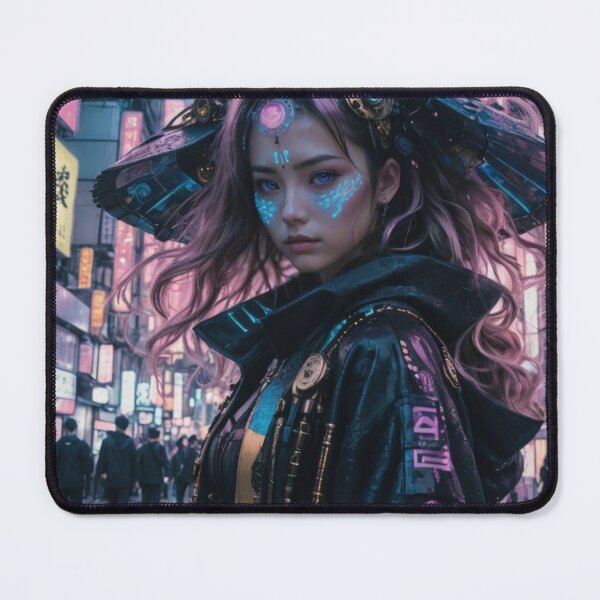 Item preview, Neon Portrait designed and sold by ZenOfAIarts.