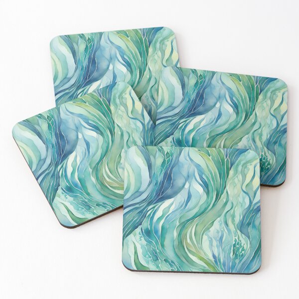 Item preview, Teal Green Blue Mermaid Tails Ocean Beach designed and sold by SeaStarMermaids.