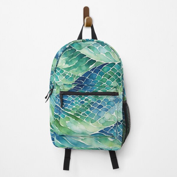 Item preview, Teal Green Blue Mermaid Tail Scales Ocean Beachy designed and sold by SeaStarMermaids.