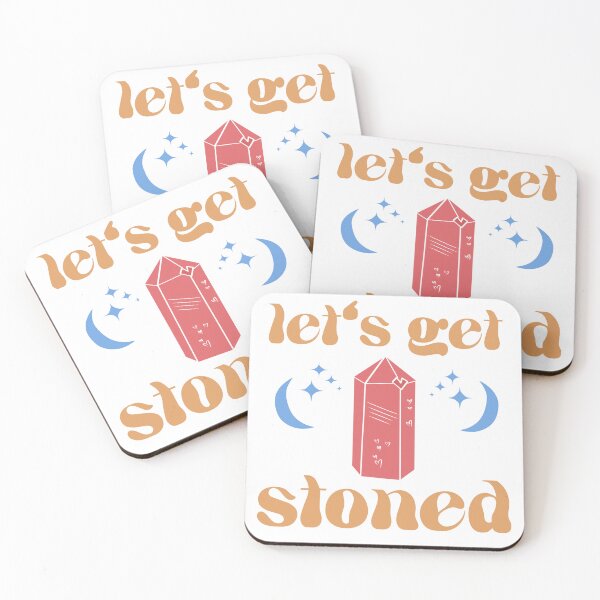 Item preview, Let's Get Stoned - Psychedelic Crystal Pastel Art  designed and sold by Amelia Jacqueline.